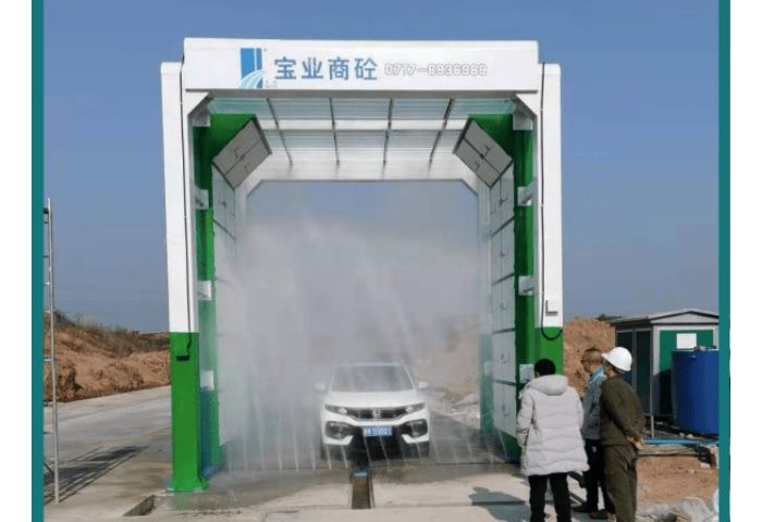 商砼站龍門洗車機-湖北宜昌寶業(yè)合作項目[隆茂鑫晟]